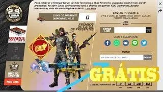 FREE FIRE - PRESENTES GRÁTIS PRA GERAL