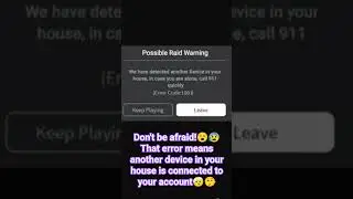 Error 1001 Roblox - what does that mean #roblox #1001