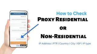 How to Check Proxy Residential or Non-Residential | USA IP |