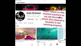 Won’t be able to make videos