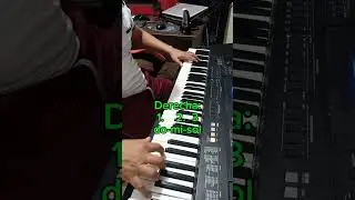 Arpegio en Do mayor #clasesdemúsica #pianotutorial               #fypシ゚viral