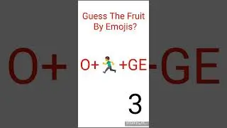 Guess The Fruit By Emojis