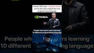 Coding is dead 🥲 #coding #programming #nvidia