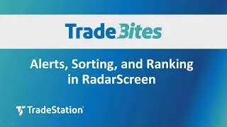 Alerts Sorting and Ranking in RadarScreen