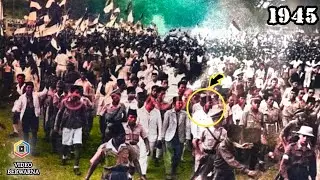 Indonesian Independence in 1945: Rare Video in Color