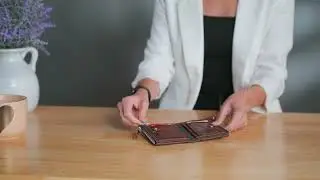 Top Grain Leather Multipurpose Bifold Wallet | Otto Angelino