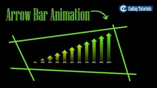 Arrow Bars Animation | How to create Arrow Bars in HTML with CSS | Coding Tutorials