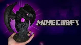 REALISTIC Ender Dragon with glowing Crystal light!