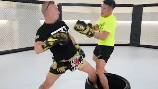 Kenji is not fighter.He is never hit any punch.