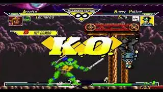 Jingle Mugen 2 Battle #4 Arzette and Leonardo vs Harry Potter and Sula
