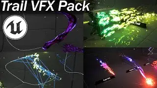 Unreal Trail VFX    Spline Trail Dash Trail