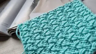 Креативный зигзаг спицами🍁knitting pattern.