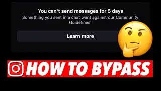 You can't send messages for 7 days  Instagram