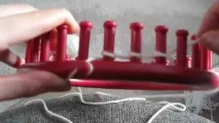 How to: Cast on/Knit using a Circular Loom