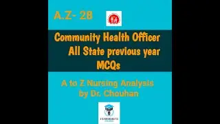 Community Health officer ## all Nursing competition## Exam  Preparation