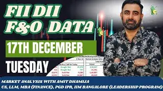 FII DII F&O Data || Nifty Banknifty Finnifty Prediction for Tomorrow Tuesday 17th December 2024