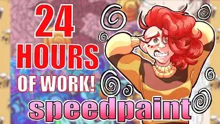 this took me 24 hours to draw… ll voiceover speedpaint