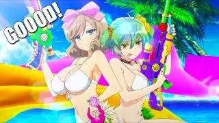 EL SPLATOON CON TETAS 🥵 | Senran Kagura Peach Beach Splash
