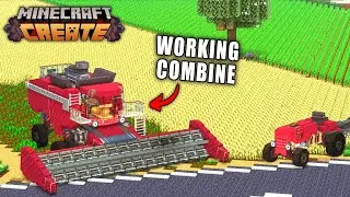 Designing WORKING Heavy Farming Equipment In Create Mod
