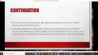 The print function and Python datatypes (Lesson 2)