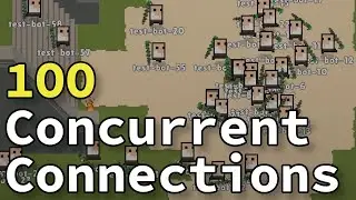 I scaled my MMO to 100 concurrent connections