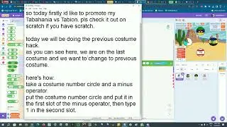 How to make "previous costume" block in Scratch!