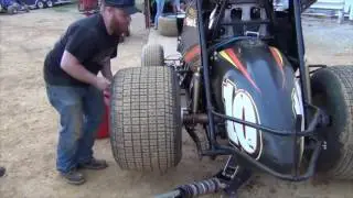 Trail-Way Speedway 358 Sprint Car Highlights 6-24-16