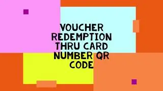 Gift Card Merchant App - Voucher Redemption Thru Card Number QR Code