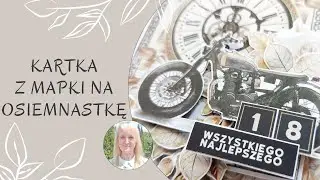Kartka na osiemnastkę z motorem :) Dla dziewczyny! ;)