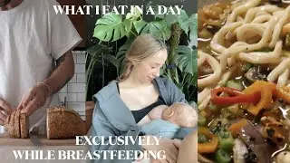 PLANT BASED WHAT I EAT IN A DAY WHILE BREASTFEEDING * aka what my hubby cooks for me *