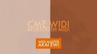 WIDI MASTER WITH AKAI EWI PROTOTYPE III APRIL 2020