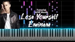 Lose Yourself || Eminem (ADR Music Piano Tutorial With Sheet Music, Not Beams)