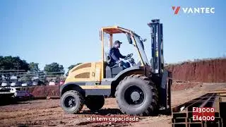 EMPILHADEIRA OFF-ROAD EI3000 / EI4000 | OFF-ROAD FORKLIFT 3T / 4T | VANTEC MÁQUINAS