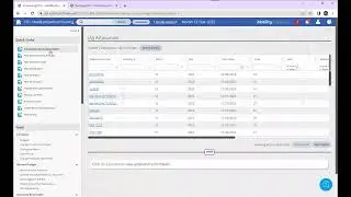 Accounting Module Part 3: Intro to Left Menu Bar