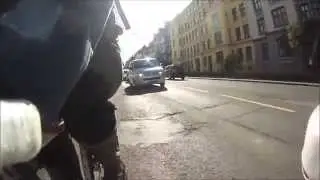 Kø (betraktet fra sykkelen)