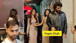 Ekta Kapoor Arjun Kapoor Tejasswi Prakash Mahek Chahal At Naagin 6 Set In Mumbai today
