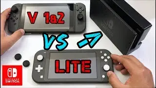 Nintendo Switch LITE vs V2 Switch [COMPARE]