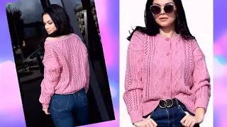 Stylish and simple! We knit two interesting patterns according to my patterns
