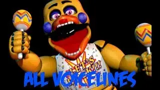 Rockstar Chica | All Voicelines with Subtitles | Ultimate Custom Night
