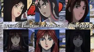 Initial D: Evolution of Mako Sato (1998-2022)
