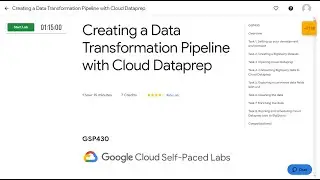 Creating a Data Transformation Pipeline with Cloud Dataprep