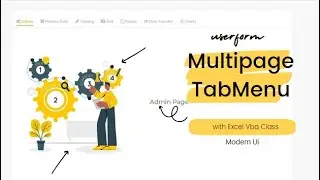 Multipage TabMenu with Excel Vba
