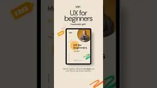 FREE UX for beginners guide! Link in description!!