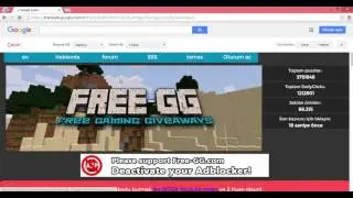 Free gg bedava minecraft hesabı
