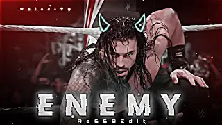 Roman Reigns Atitude 😈 ft.Enemy XML Edit 🔥 @WWE Champion 🏆 King Of WWE 😈