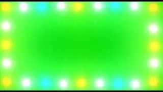 Holidays Lights   Green Screen Animation