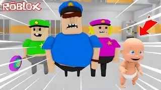 BABY BOSS IS RUN AWAY FROM HIS POLICE FAMILY 🤣 Roblox & Who's Your Daddy