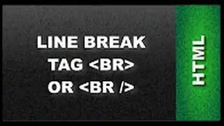 HTML Tutorials - HTML Line Break