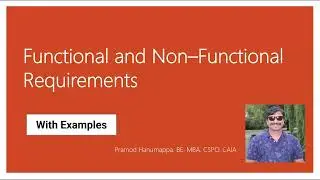 Functional and Non Functional Requirements