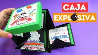 🎁 Step-by-step exploding box for Father's Day! Easy!